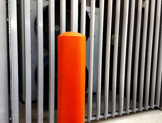 Photo close-up of metal gate