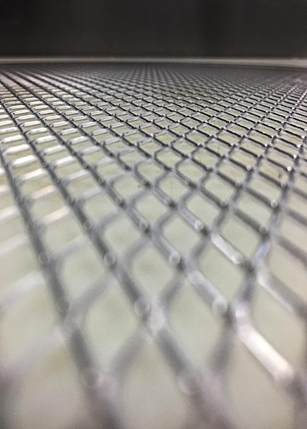 Photo close-up of metal grate