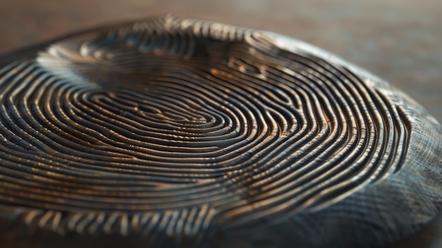 a close up of a metal piece with a spiral design on it