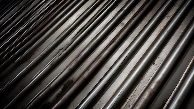 Photo a close up of a metal surface