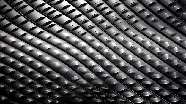 A close up of a metal texture with a pattern of lines and dots.