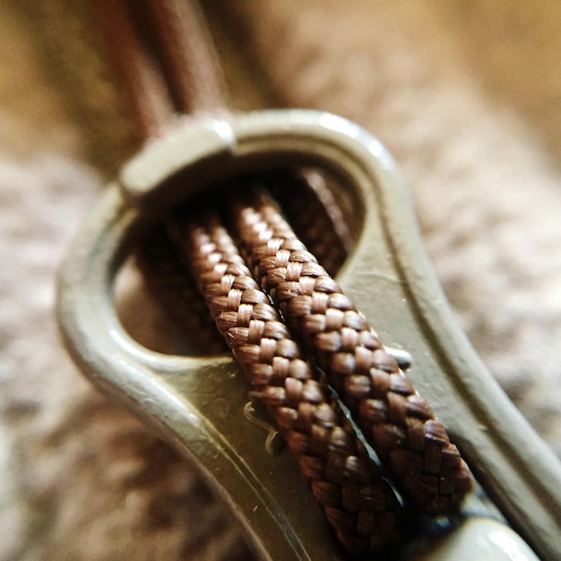 Close-up of metallic object