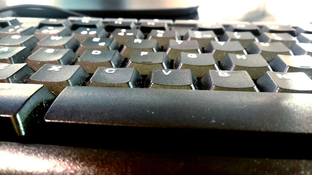 close-up of metallic objects
