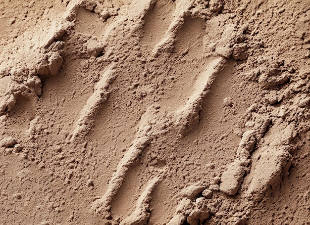 Close up mixture of clay powder Earth Texture Dirt Background