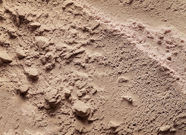 Close up mixture of clay powder Earth Texture Dirt Background