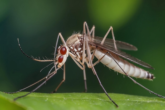 Комари в природе вблизи
