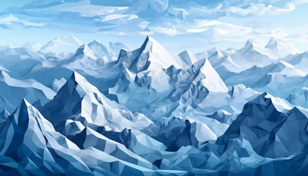 a close up of a mountain with a sky background generative ai
