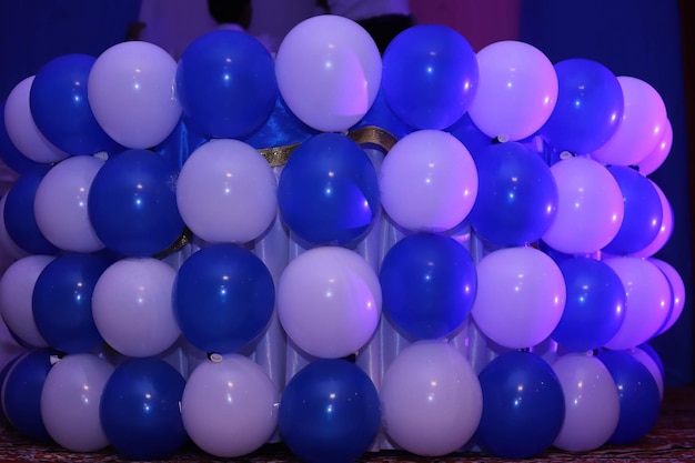 Close-up of multi colored balloons