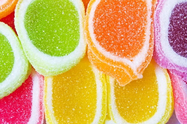 Close-up of multi colored candies