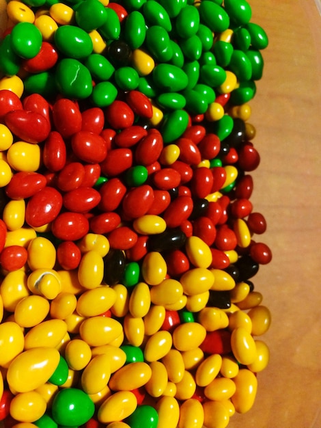 Close-up of multi colored candies