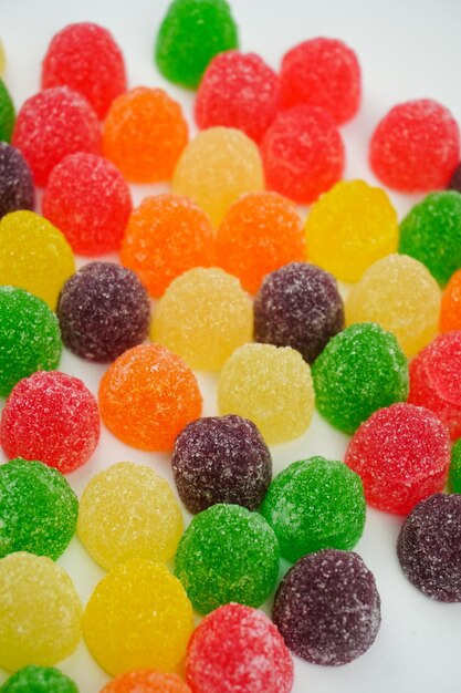 Close-up of multi colored candies