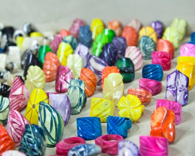 Close-up of multi colored candies