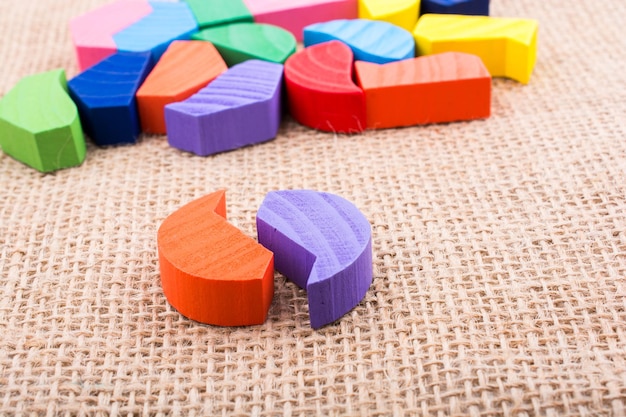 Photo close-up of multi colored toy on sand