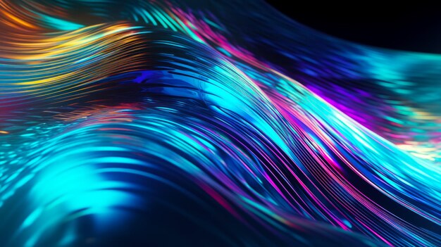 close up of multicolored pattern on cell phone case generative ai