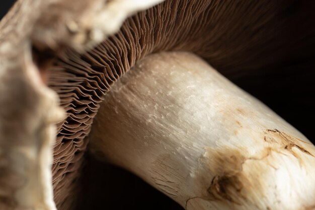 Photo close-up of a mushroom