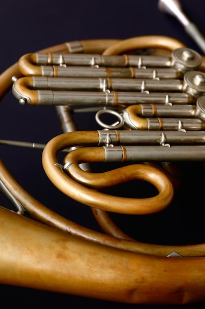 Foto close-up di apparecchiature musicali