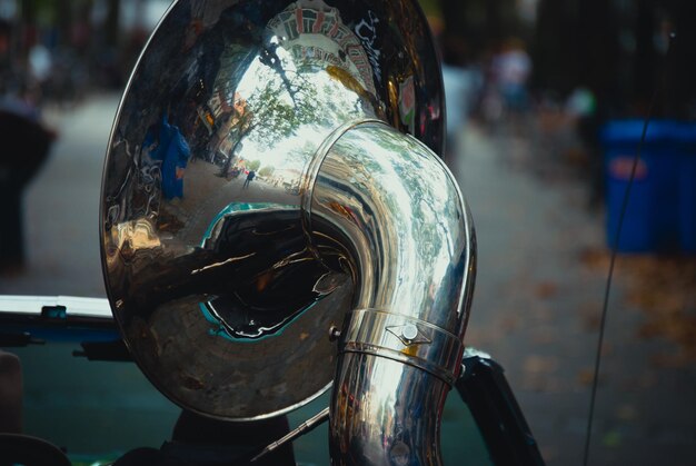 Close-up of musical instrument