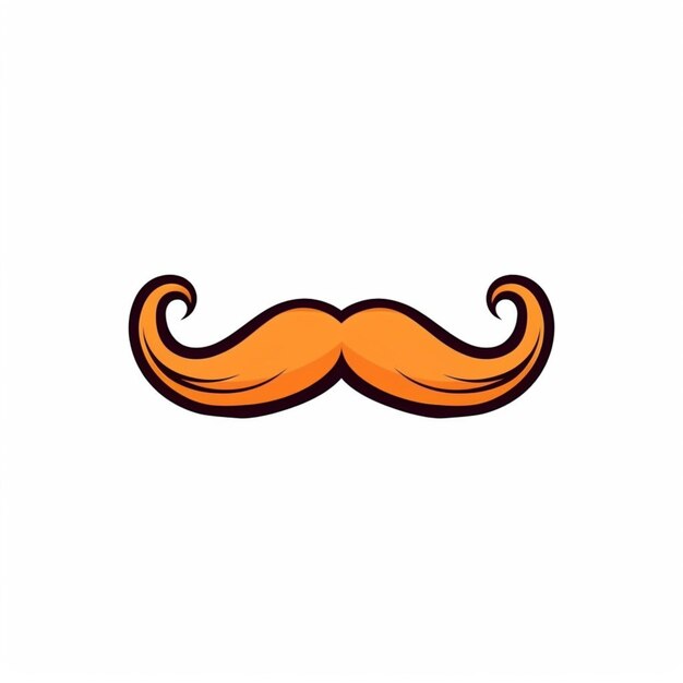 a close up of a mustache with a long beard generative ai