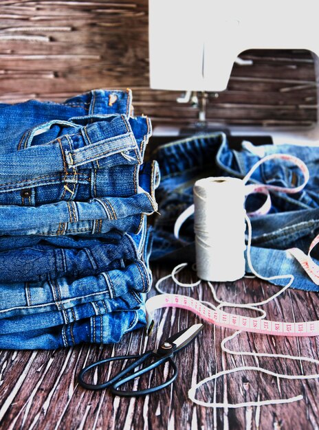 Photo close-up of objects on table