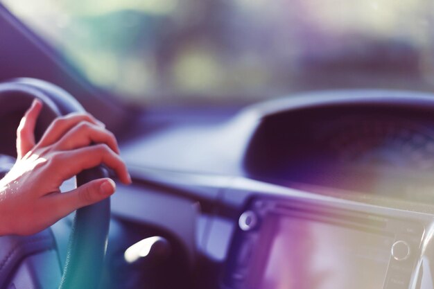 写真 クローズアップされた車