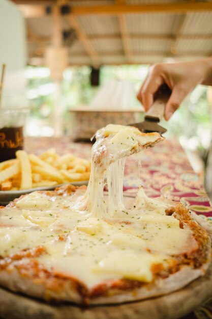 写真 皿の中の食料のクローズアップ