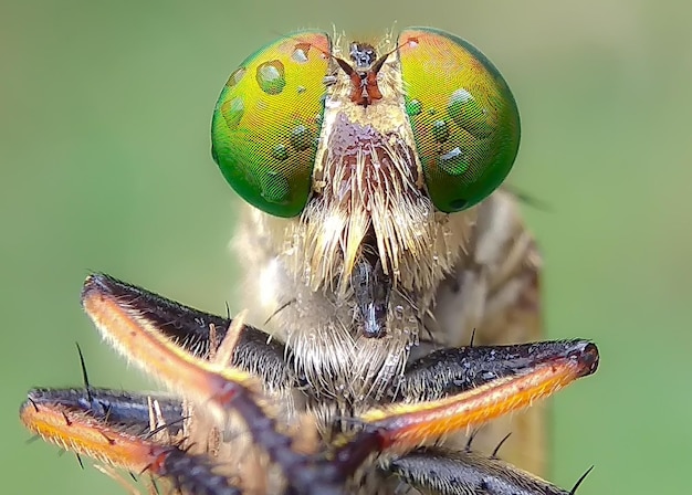 写真 家のハエのクローズアップ