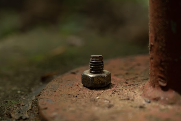 写真 びた金属のクローズアップ