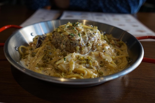 写真 供給された食べ物のクローズアップ