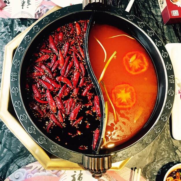 写真 提供された食料のクローズアップ