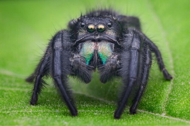 写真 蜘蛛のクローズアップ