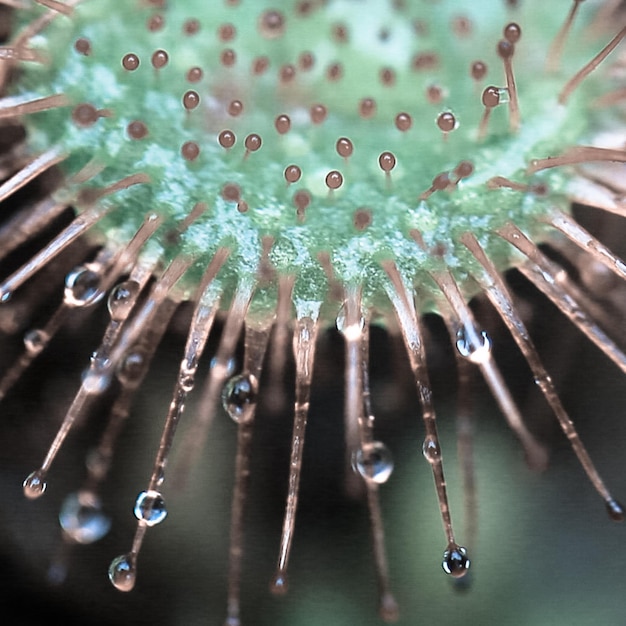 写真 湿った花のクローズアップ