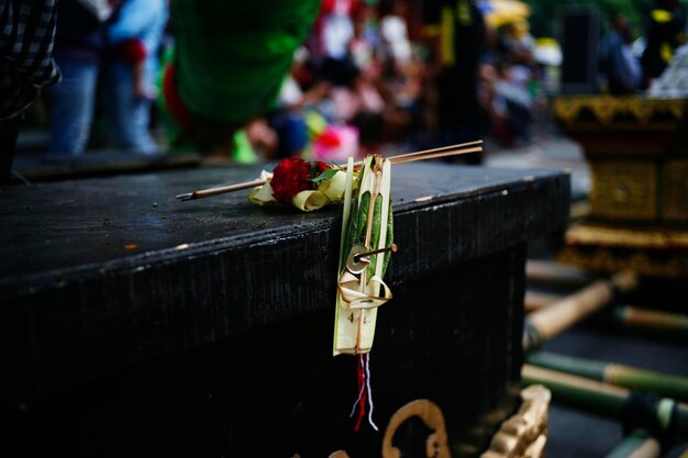 Photo close-up of offerings