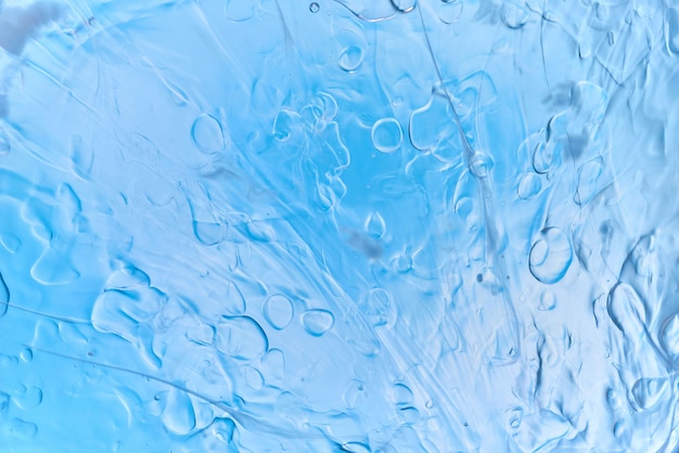 Close up of oil on water