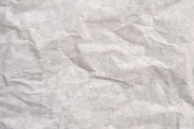 close up old crumpled white paper texture and background