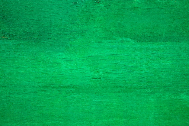 Close-up of old green painted weathered wooden surface