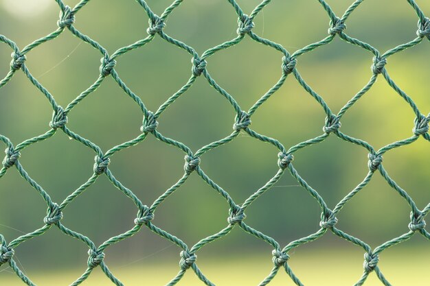 close up old nylon net