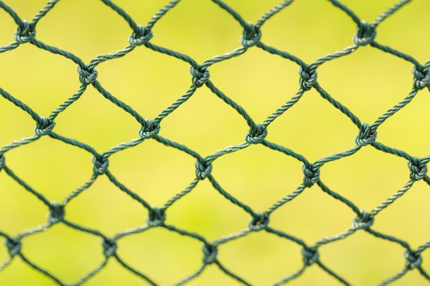 close up old nylon net