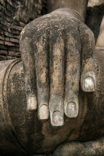 Photo close-up of old statue