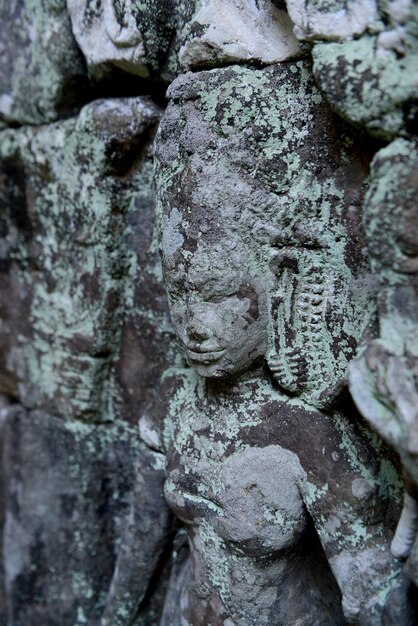 Photo close-up of old statue