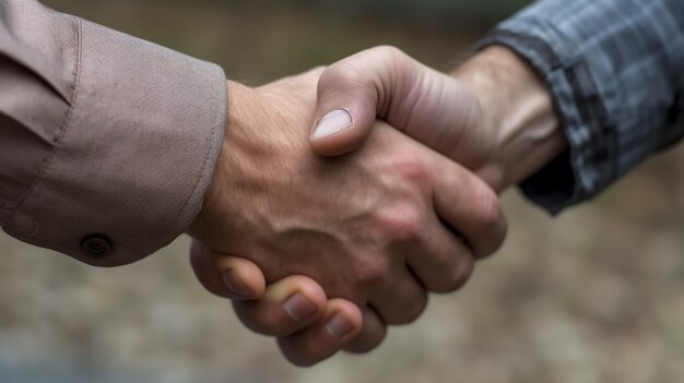 Foto close-up oldmans handdruk