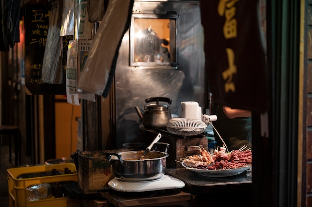 사진 일본 길거리 음식을 가까이서