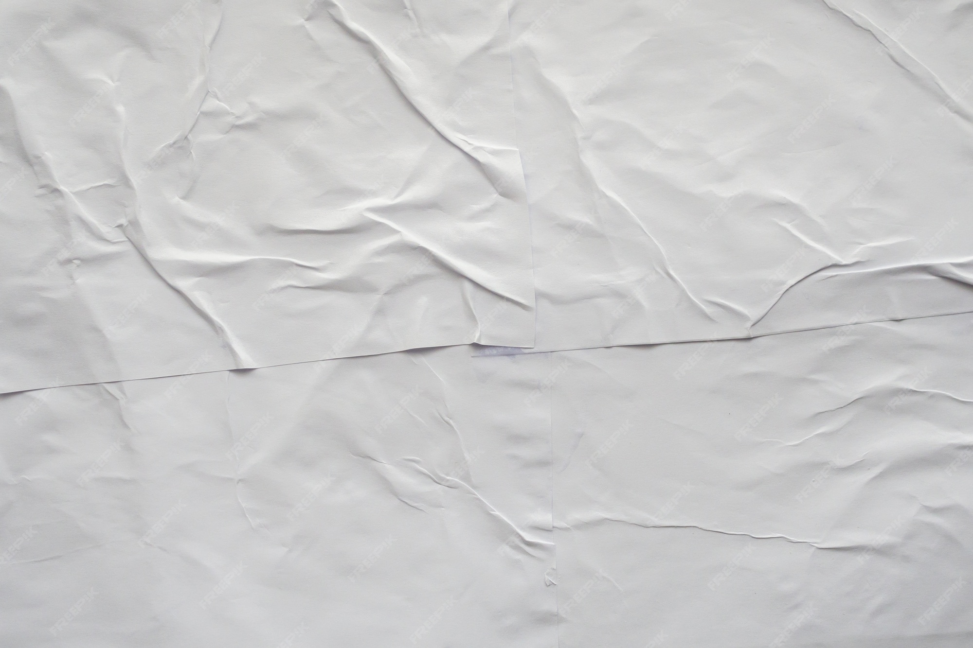 Creased paper blank