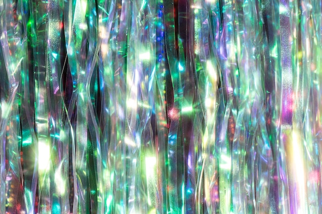 Close-up op glitterdecoratiedetail