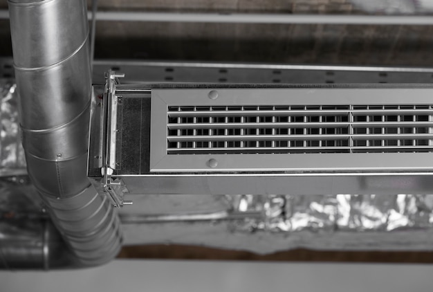 Close-up op ventilatiesysteem