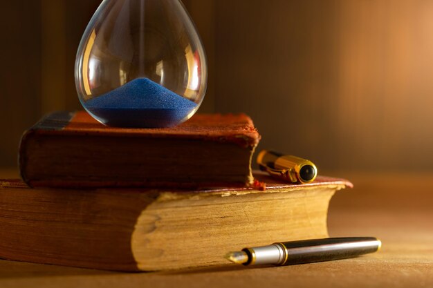 Close-up of open book on table