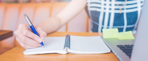 Close-up of open book on table