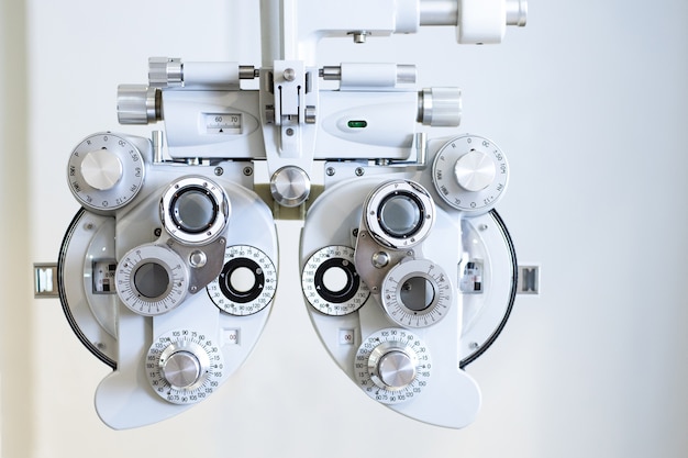 Photo close up of optical examination tool