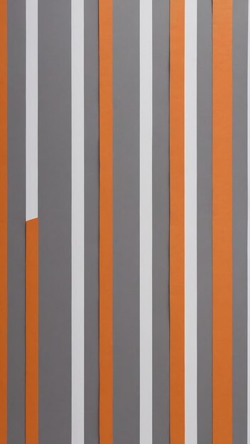 Photo a close up of a orange background with a white and gray striped paper