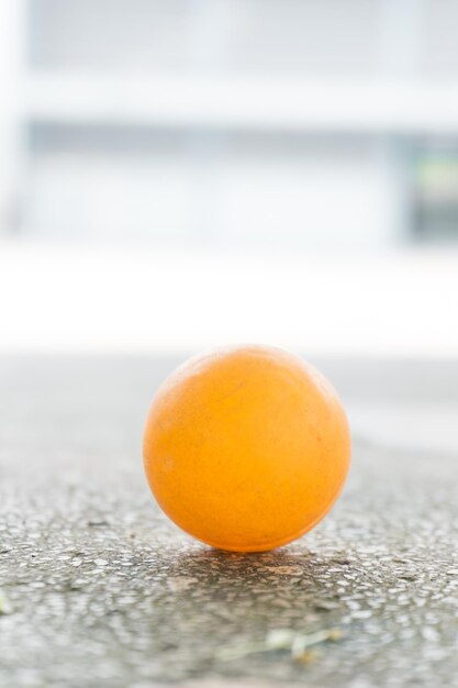 Close-up of orange ball