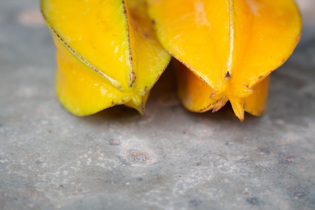 Close-up of orange fruit on table